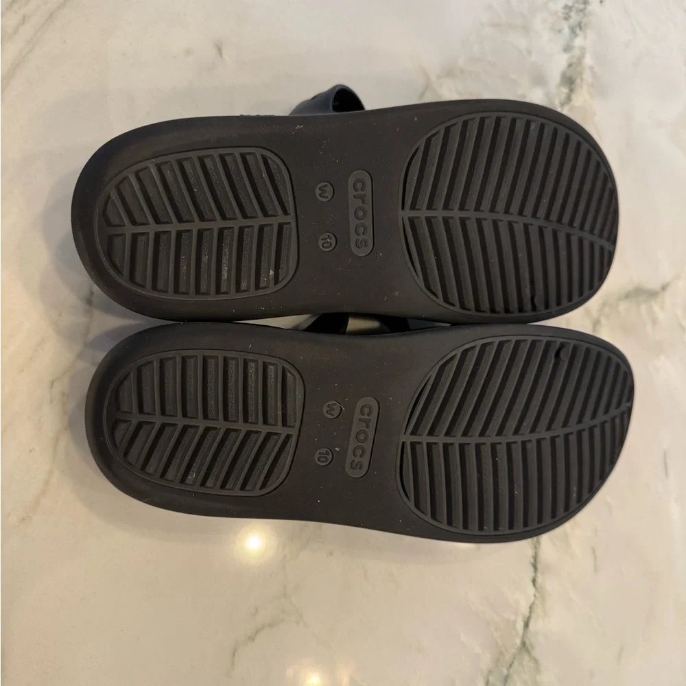 Crocs Black Slide Sandals - Picture 3 of 3